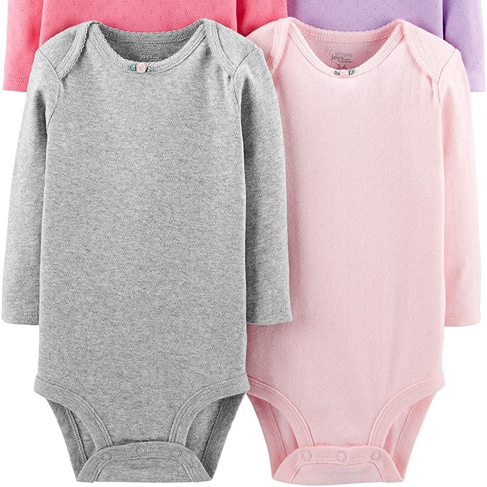 Carter’s NB Pointelle Long Sleeve Bodysuit